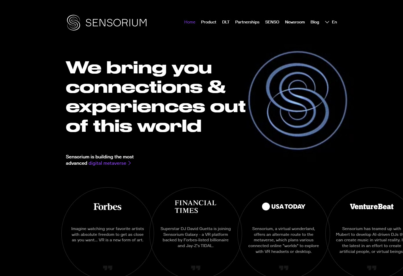 sensorium homepage